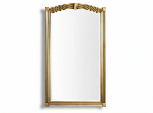 Specchio rettangolare in vetro con cornice argentata 60 x 90 x 2cm